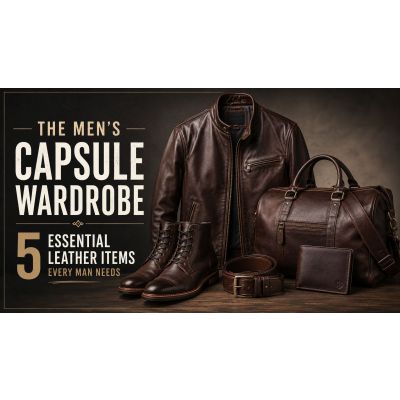 5 Essential Leather Items Every Man Needs