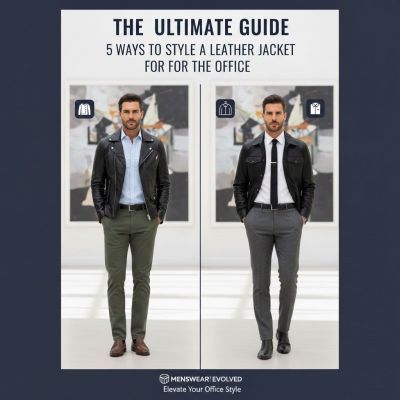 5 façons de porter une veste en cuir pour un look professionnel au bureau