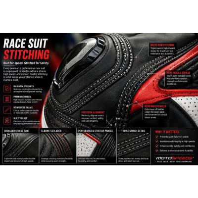 What Riders Should Know About Stitching in Motorcycle Race Suits