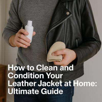 How to Clean and Condition Your Leather Jacket at Home