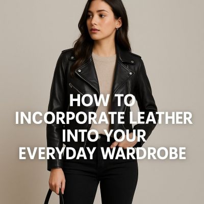 How to Incorporate Leather into Your Everyday Wardrobe