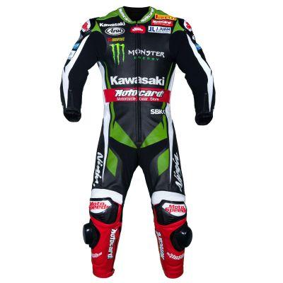 Jonathan Rea Mono de cuero Kawasaki 2 piezas WSBK 2017