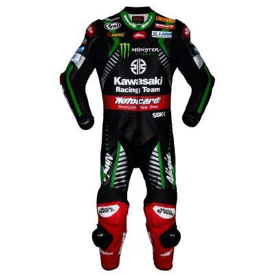 Jonathan Rea Combinaison Cuir Kawasaki WSBK 2018
