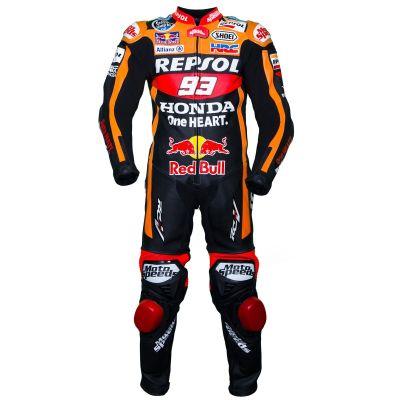 Marc Marquez Honda MotoGP 2017 Black Leather Suit 