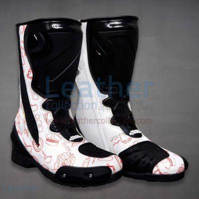 Bottes de course Marquez COVID-19 pour moto MotoGP 2020