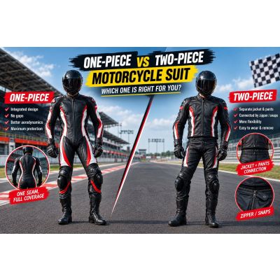 One-Piece vs Two-Piece Motorcycle Leathers