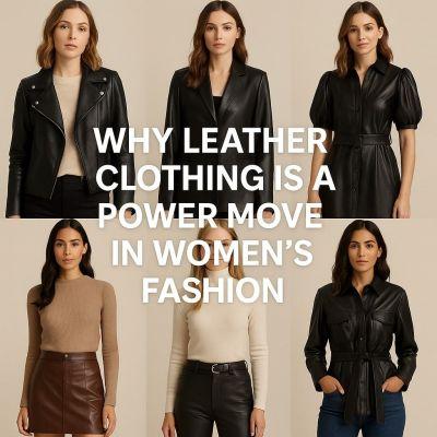 Why Leather Clothing Is a Power Move in Women’s Fashion