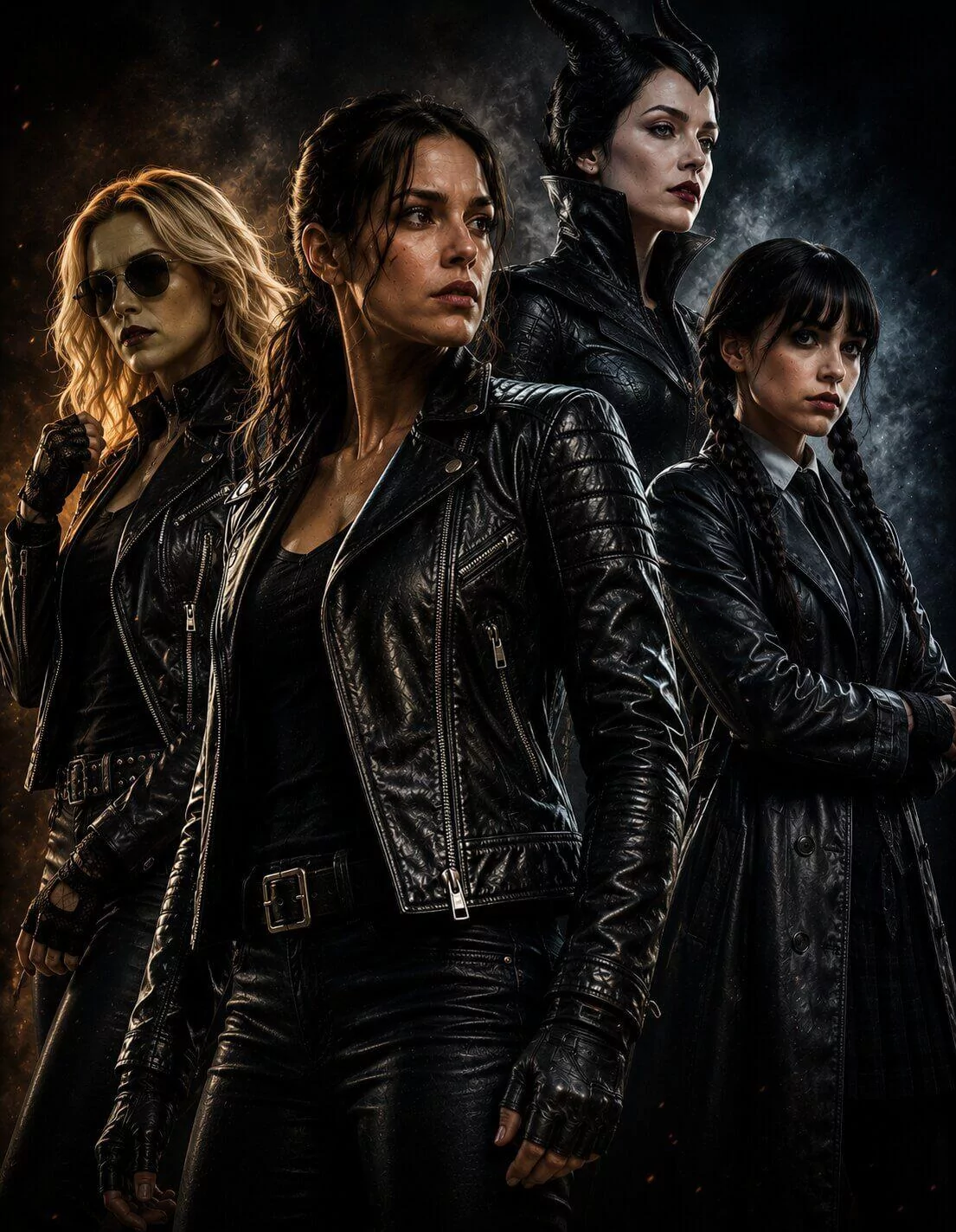 Film Leather Jacket for Women