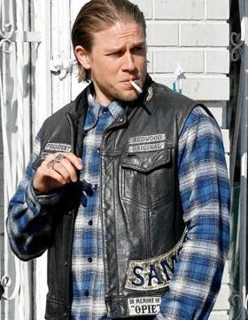 Chaqueta de Cuero Mayans MC