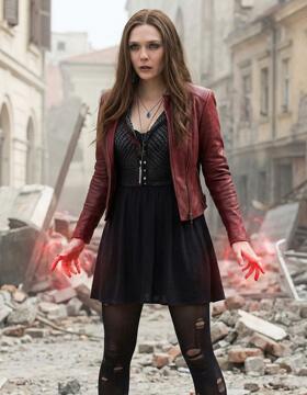 Giacca Scarlet Witch in Pelle