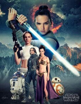 Giacche Pelle Star Wars Donna