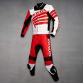 Honda Motorbike Racing Leather Suit left view