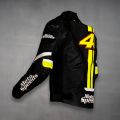 Vr46 Leather Jacket Valentino Rossi left back view