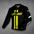 Vr46 Leather Jacket Valentino Rossi left view