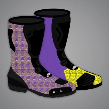 Biker Boots Leather Alvaro Bautista SBK 2025