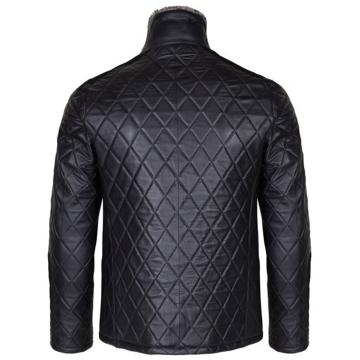 Leather Jacket With Fur Collar Mens