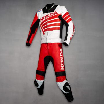 Honda Motorbike Racing Leather Suit