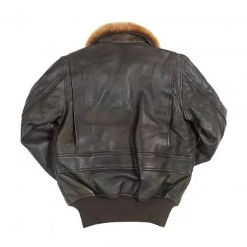 Fur Collar Bomber Jacket Fur Collar Leather Jacket