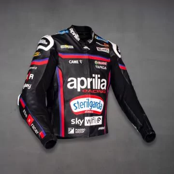 Leather Moto Jacket - Jorge Martin Aprilia MotoGP 2025
