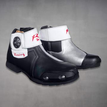 Leather Motorcycle Boots Vintage