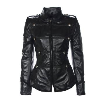 Princess Leather Gothic Jacket Black