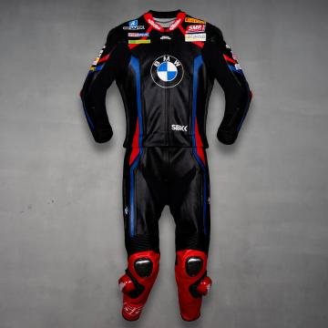 Tom Sykes BMW Motorrad Leder schwarz WSBK 2019