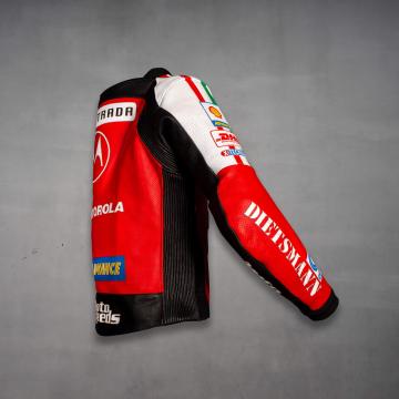 Troy Bayliss Vintage Ducati Leather Jacket WSBK 2001
