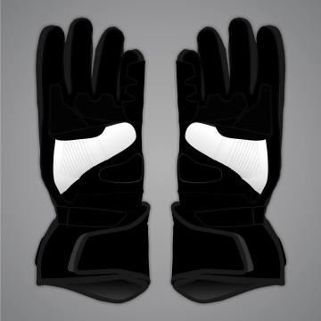 Guantes de moto blancos Alvaro Bautista SBK 2025 WT