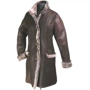 Leather jacket winter womens on sale