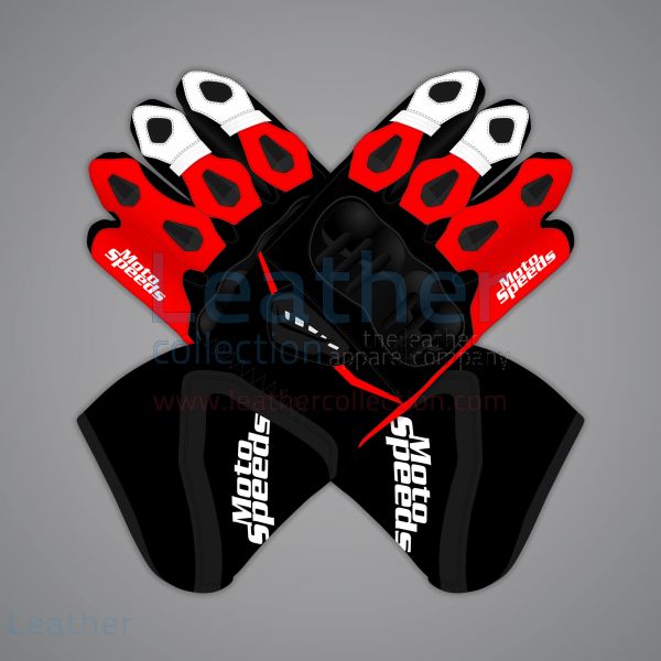 Black Leather Riding Gloves