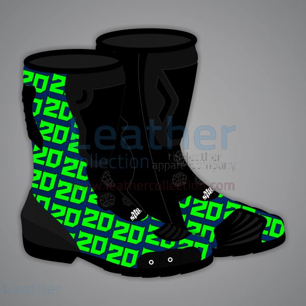 Green Motorcycle Boots