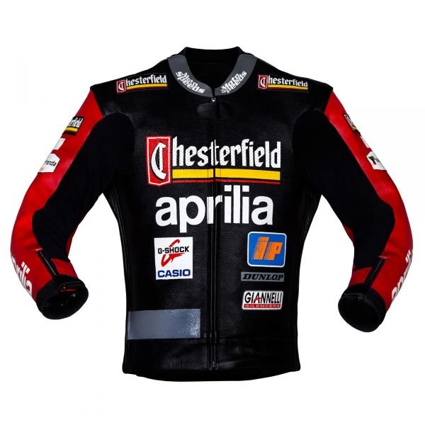 Aprilia leather motorcycle jacket hotsell