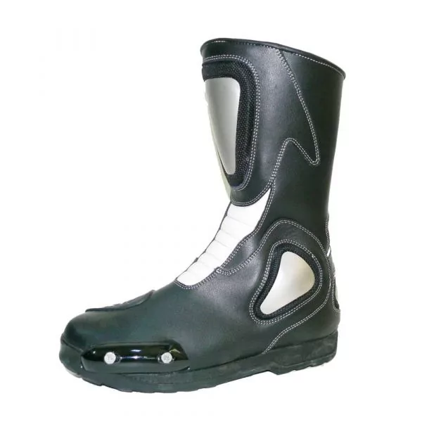 Best Biker Boots Mens Black Leather Motorcycle Boots