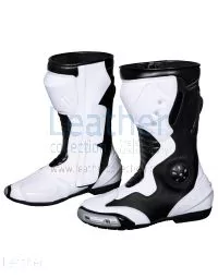 leather racing boots