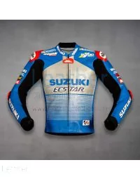 suzuki leather racing jacket