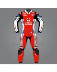 Francesco Bagnaia Ducati Leathers MotoGP 2020 front view