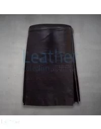 black leather kilt mens