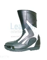 white motorcycle boots
