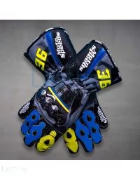 Joan Mir Leather Gloves for Bikers MotoGP 2022 upper view