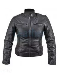 eather jacket waist length