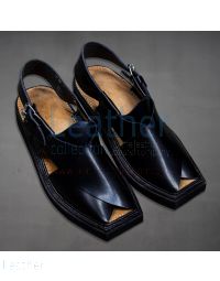 Kaptaan Chappal Black