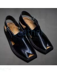 Kaptaan Chappal Black