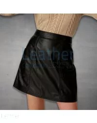 Leather Mini Skirt