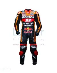 Marquez 93 Honda Repsol Black Suit 2017 front view