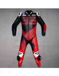 Marc Marquez Leather Motorcycle Overalls Ducati 2023 WT front view