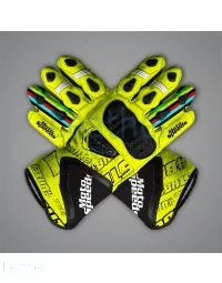 Neon Yellow Motorcycle Gloves