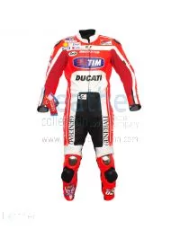 full leather motorbike race suit