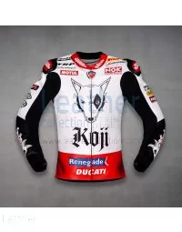 ducati retro leather jacket