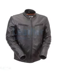 men biker leather jacket