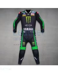 Johan Zarco Yamaha Monster Tech 3 2017 Leather Suit front view